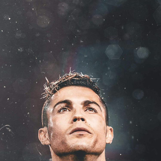 CR7 face wallpaper