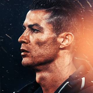 CR7 face wallpaper