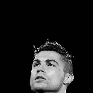 CR7 face wallpaper