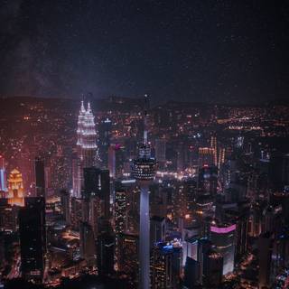 Late night city wallpaper