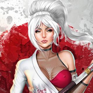 Lady samurai wallpaper