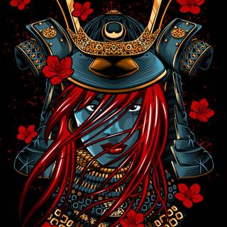 Lady samurai wallpaper