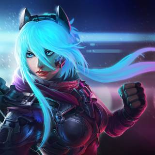 Ultra realistic Cyberpunk wallpaper