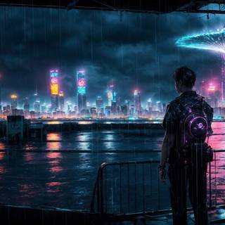 Ultra realistic Cyberpunk wallpaper