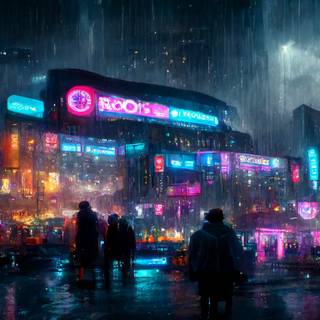 Ultra realistic Cyberpunk wallpaper