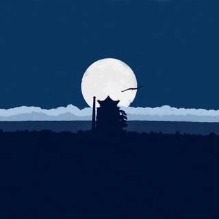 Minimal 4k anime wallpaper