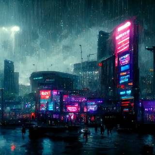 Ultra realistic Cyberpunk wallpaper