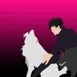 Minimal 4k anime wallpaper