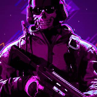 4k Ghost COD wallpaper