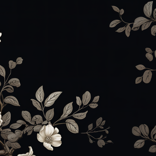 Digital flower wallpaper