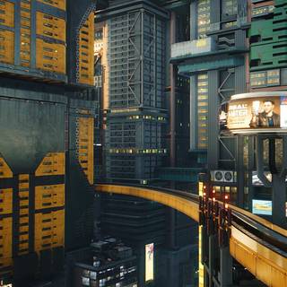 Ultra realistic Cyberpunk wallpaper