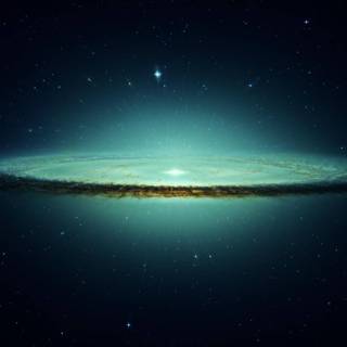 Space glow wallpaper