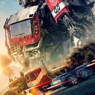 Transformers logo 4k wallpaper