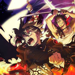 Black Clover 4k desktop wallpaper
