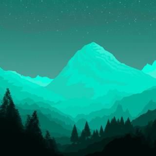 Dark green minimal wallpaper