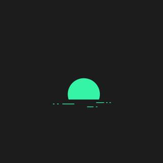 Green minimal 4k wallpaper