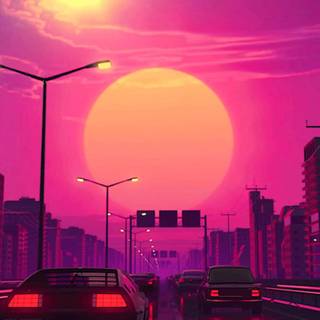 Chill anime iPhone wallpaper