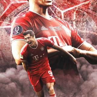 Lewandowski phone wallpaper