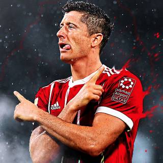 Lewandowski phone wallpaper