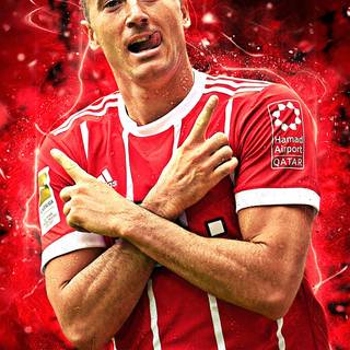 Lewandowski phone wallpaper