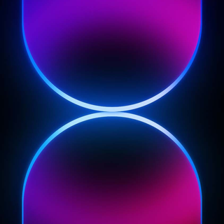 iPhone 13 neon wallpaper