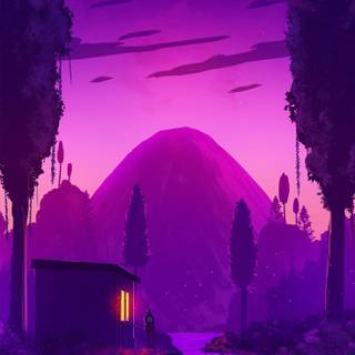 Digital art iPhone wallpaper