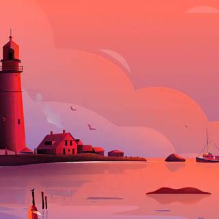 Digital art iPhone wallpaper