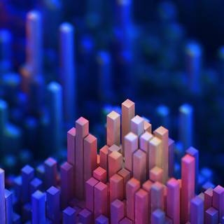 Digital art iPhone wallpaper