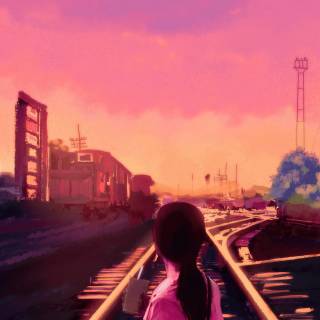 Chill anime iPhone wallpaper