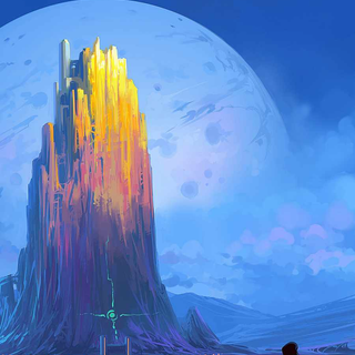 Digital art iPhone wallpaper