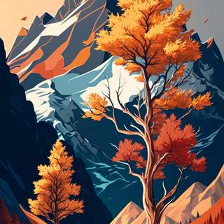 Digital art iPhone wallpaper