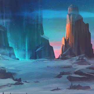 Digital art iPhone wallpaper