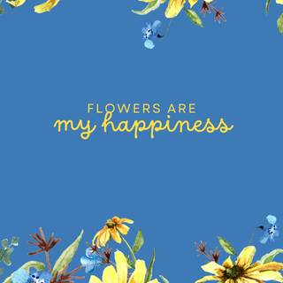 Yellow spring calm wallpaper