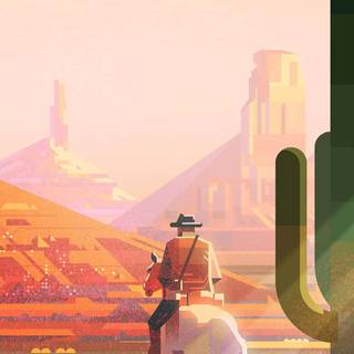 Western phone wallpaper