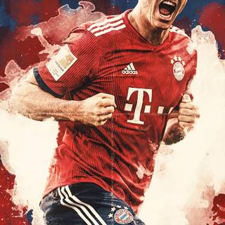 Lewandowski phone wallpaper