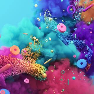 Digital art iPhone wallpaper