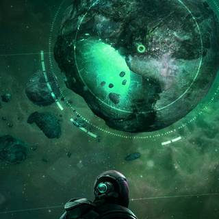 Digital art iPhone wallpaper