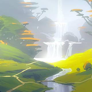 Digital art iPhone wallpaper