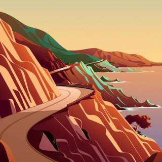 Digital art iPhone wallpaper