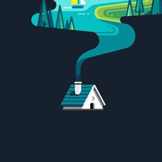 Simplistic phone wallpaper