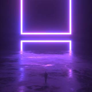 Neon light phone wallpaper