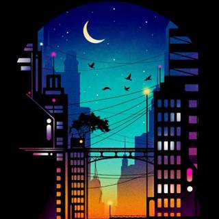 Illustration iPhone wallpaper