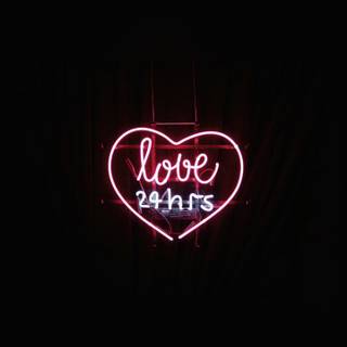 Neon light phone wallpaper