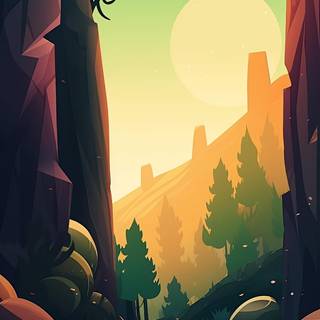 Illustration iPhone wallpaper