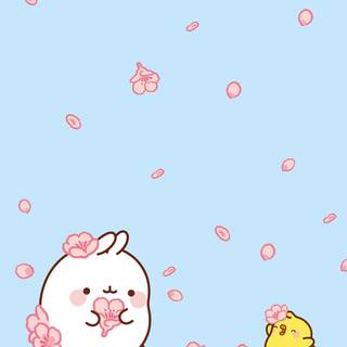 Molang phone wallpaper
