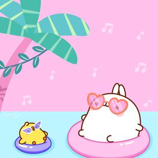 Molang phone wallpaper