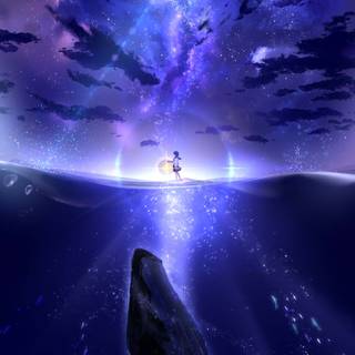 Whale iPhone wallpaper