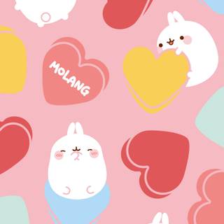 Molang phone wallpaper