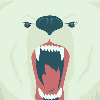 Winter animal cartoon wallpaper