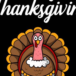 Thanksgiving illustration wallpaper